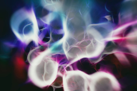 Unusual texture. Interesting background for work. Linear texture.の写真素材