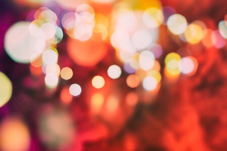 Christmas and New Year feast bokeh backgroundの写真素材