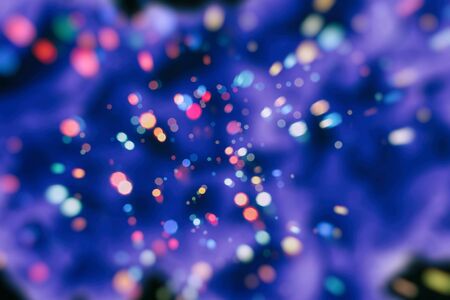 Christmas and New Year feast bokeh backgroundの写真素材