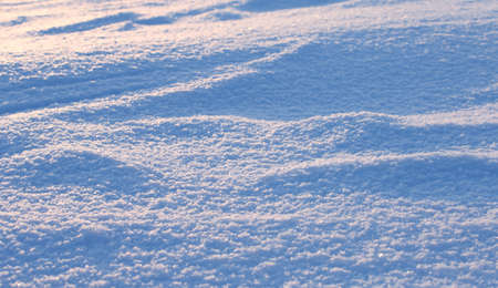 Natural winter background of fresh snowの写真素材