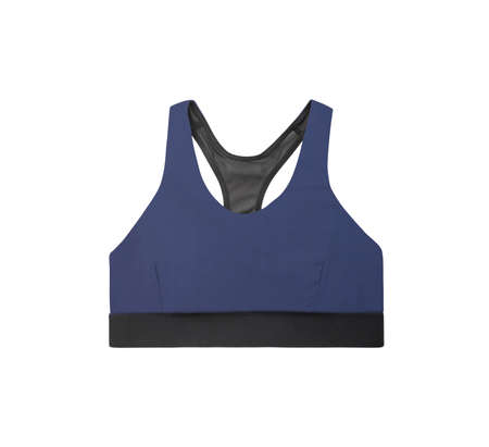 Sports bra for workout isolated on white background. fitness clothesの写真素材