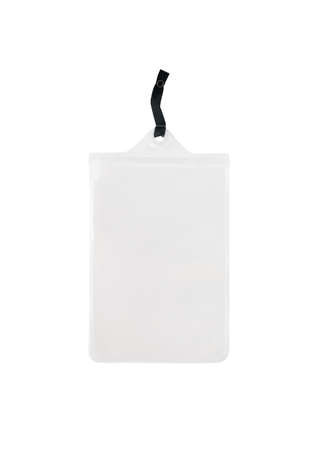 Water resistant dry bag for documents isolated on white backgroundの写真素材