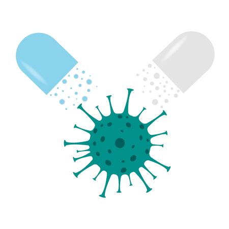 Corona Virus 2020.  disease, virus infections prevention methods infographics. Infographic, Logo, symbol & how to preventのイラスト素材