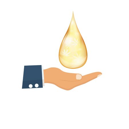 marijuana , cannabis logo graphics vecterのイラスト素材