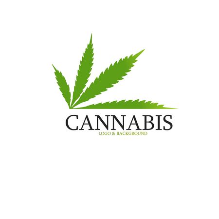 Design of medical cannabis dark background, vectorのイラスト素材