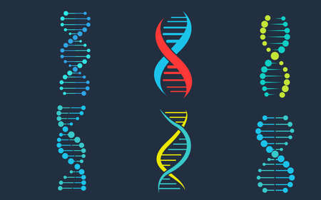 dna vectorのイラスト素材