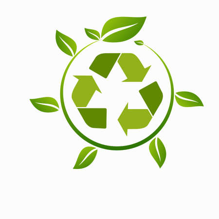 Energy development, Environmental and Ecology concept, Vector illustrationのイラスト素材