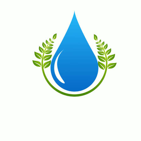 Energy development, Environmental and Ecology concept, Vector illustrationのイラスト素材