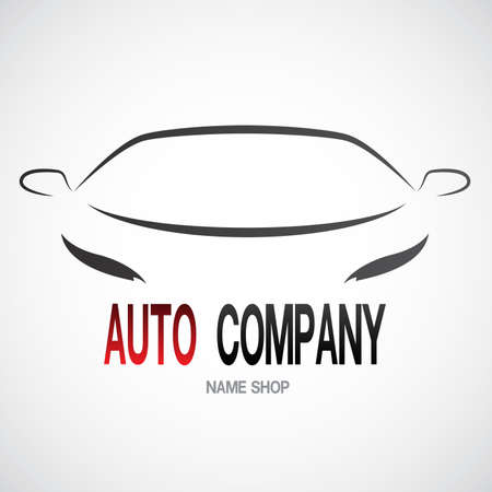 car icon vector on gray background.のイラスト素材