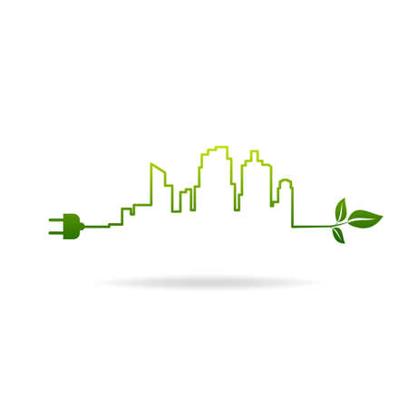 Banner design elements for sustainable energy development, Environmental and Ecology concept, Vector illustrationのイラスト素材