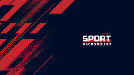 Abstract sport background. Red and navy background with copy space area very useful for banner on social media and websiteのイラスト素材