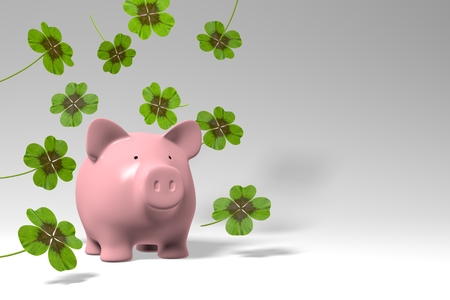 Piggy bank - lucky pigの写真素材