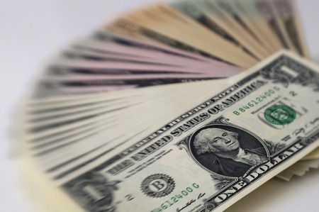 dollar billsの写真素材