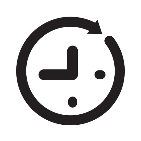 Time icon,Clock icon vectorのイラスト素材