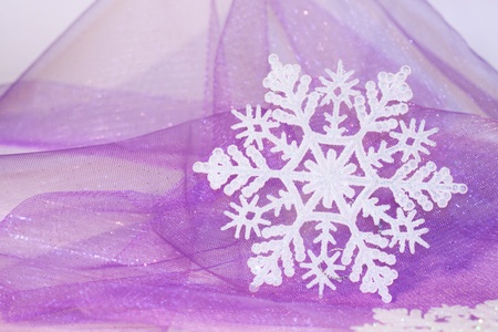 new year or christmas snowflake backgroundの写真素材