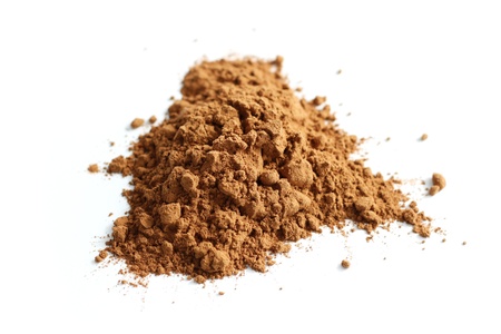 cocoa powder isolatedの写真素材