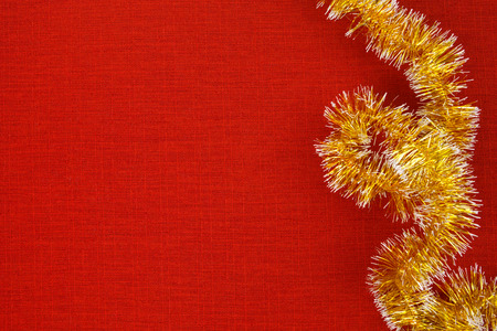 New Years holiday fabric, red fabricの写真素材