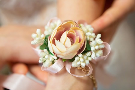 wedding attributes of the bride's shoesの写真素材