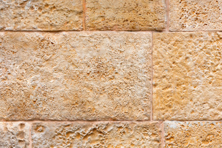 texture of a wall from a natural stone. background. place for text.の写真素材