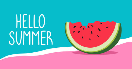 Fresh strawberries lemonade seamless pattern. Bright summer background for restaurants, cafe menus.のイラスト素材
