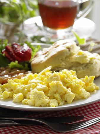 A set of healthy breakfast mealの写真素材