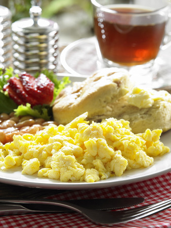 A set of healthy breakfast mealの写真素材