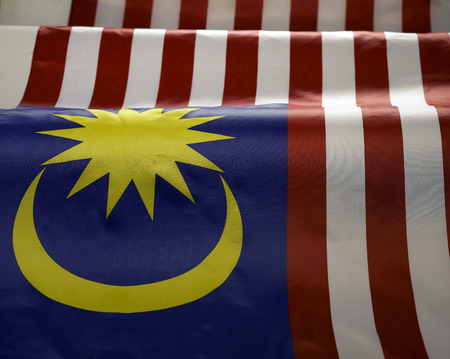 Malaysia flagの写真素材