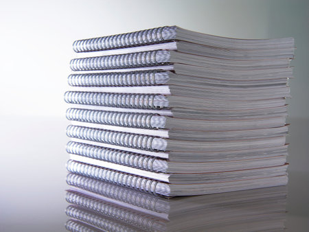 Stack of notebooks