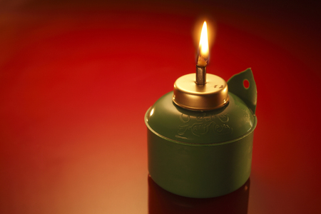 close up of pelita on red backgroundの写真素材