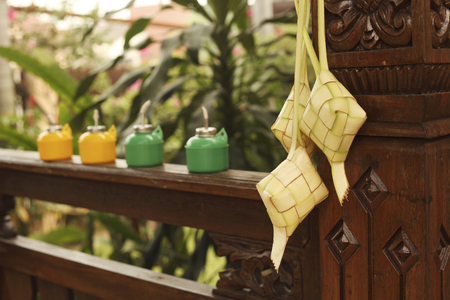 ketupat icon of the hari rayaの写真素材