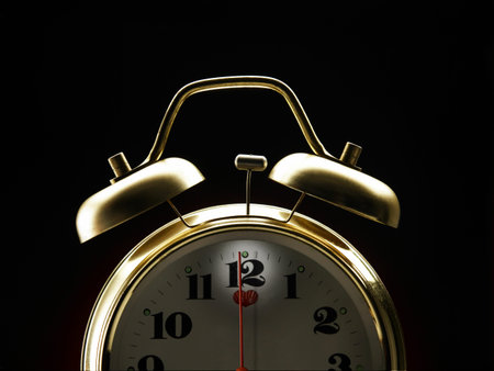 Top view of alarm clock
