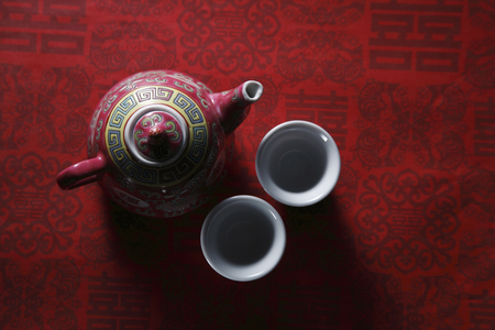 stock image of the oriental tea  potの写真素材
