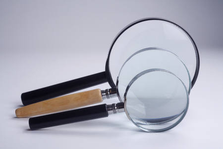 stock image of the magnifier glassの写真素材