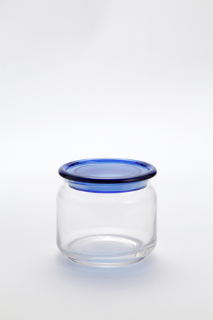 single object empty container on the plain backgroundの写真素材
