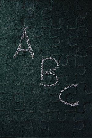 Stock image of completed jigsaw puzzle.の写真素材