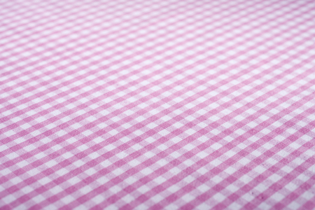 Stock image of pink checkered cloth.の写真素材