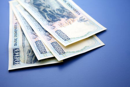 stock image of the bank note of indonesia