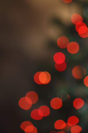 Christmas with blurred lights on it.の写真素材
