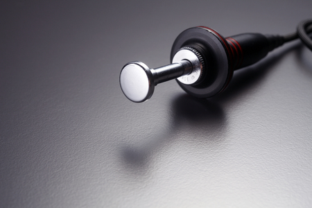 close up of the photgraphic equipment cable releaseの写真素材
