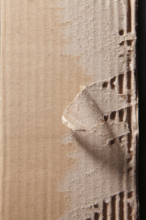 stock image of the torn card boardの写真素材