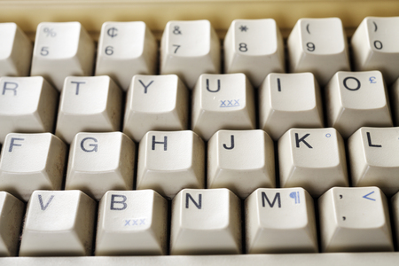Stock image of typewriter keyboard.の写真素材