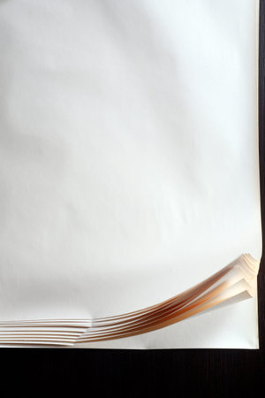 stock image of stack of the blank paper