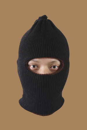 concept image about the thief or criminal with clipping pathの写真素材