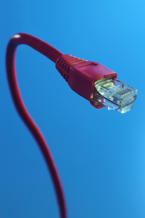 close up of the network cableの写真素材