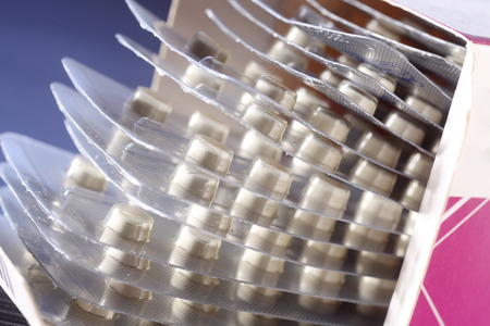 close up group of the pillの写真素材