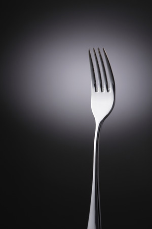 single object of the forkの写真素材