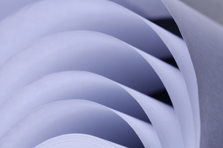 close up  of the adding machine tapeの写真素材