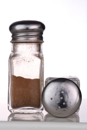 A salt and pepper shakerの写真素材