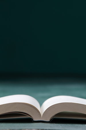 Close up of the Open Book