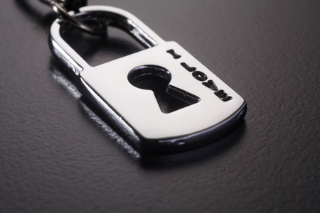 close up of mini padlockの写真素材
